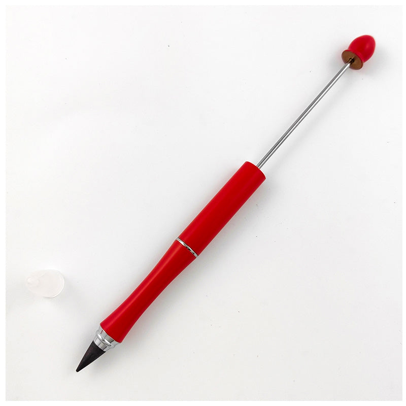 Wholesale Beadable Pencil Metal  DIY for Beaded Pen With Eraser